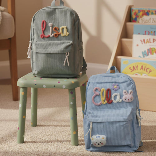 Custom Kids Backpack With Name | School Bag | Toddler Book Bag | School Bag for Kids | Children's Backpack | Kids Backpack